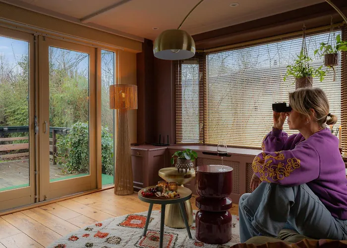 木屋 Boshuisje Met Privetuin Bij Kruisbergse Bossen Achterhoek *